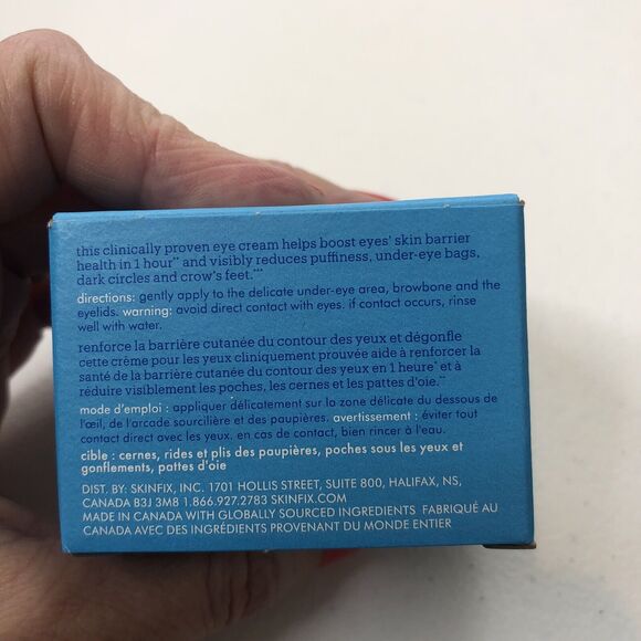 Skinfix Barrier+Triple Lipid+Collagen Eye Treatment Dark Circles Fine Lines .5oz - Picture 3 of 5